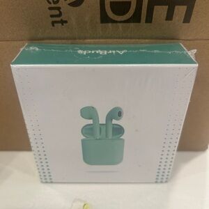 Mint Green Wireless Earbuds